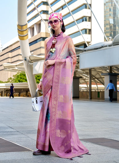 purple pink saree for women wedding usa canada