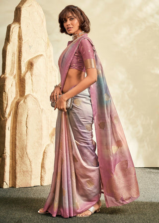 Pink saree Party Wear
