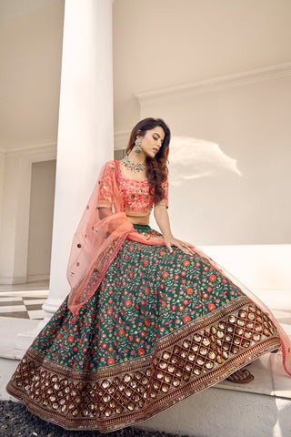 Green Lehenga Bridal