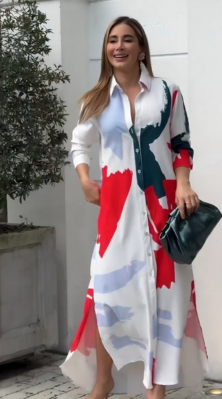 korean long maxi dress