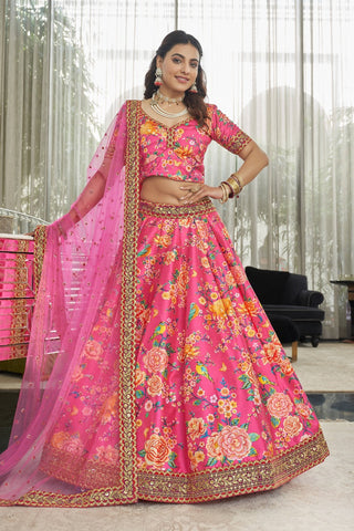 Light pink lehenga Bridal