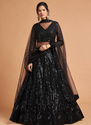 Black lehenga for Wedding