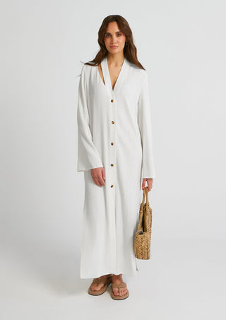 Lovely White Kaftan Dresse for Women