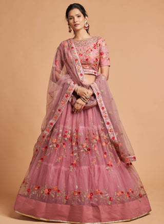 Pink colour Lehenga Choli