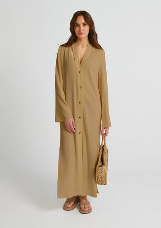 Beautiful Beige Kaftan For Women