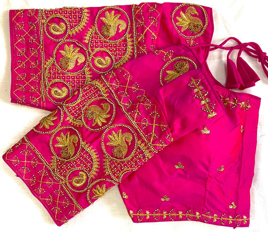 Pink readymade Blouse online
