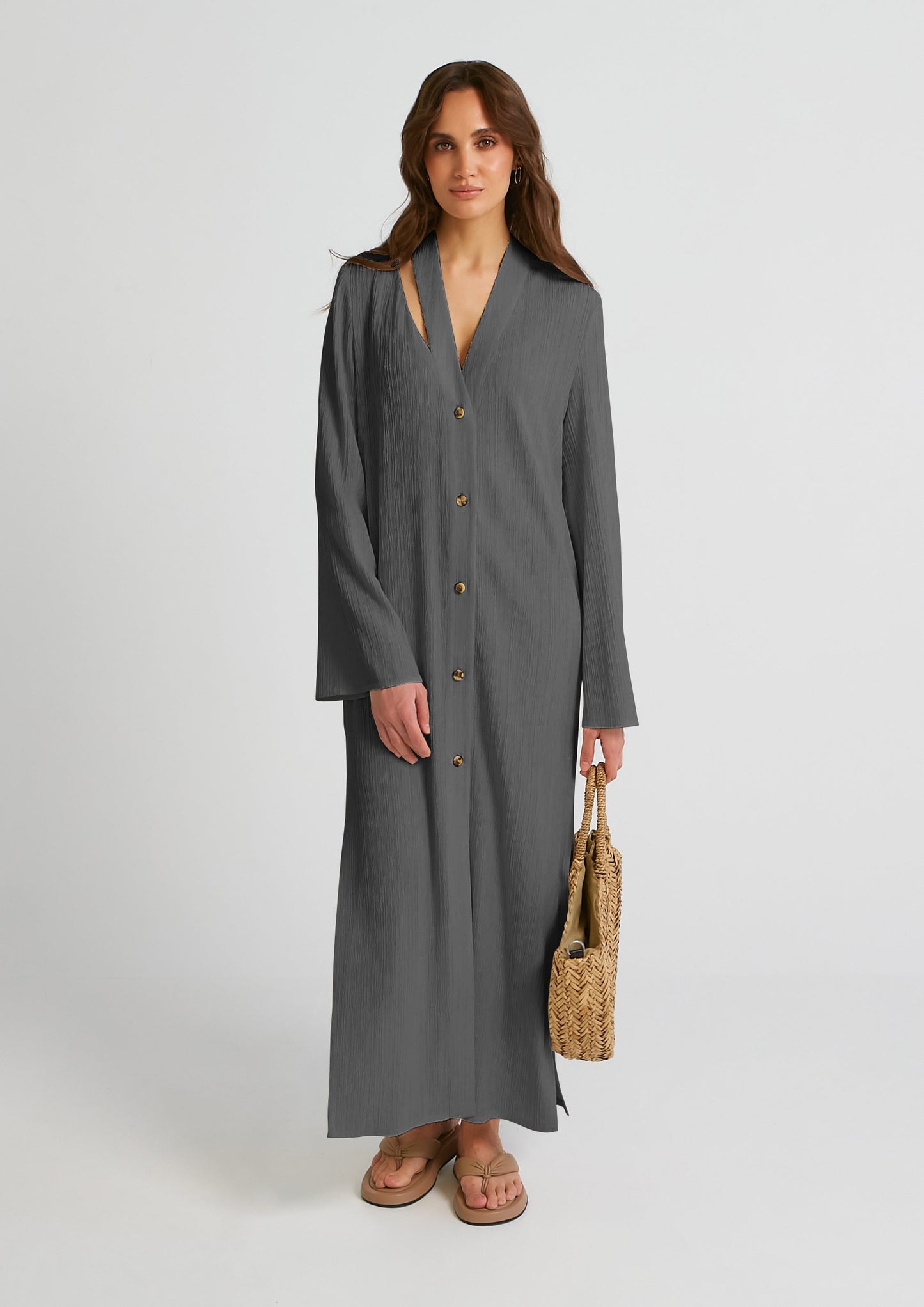 Women designer kaftan dresses for wedding guest with sleeves
