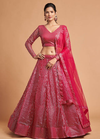 Pink Lehenga Choli combination