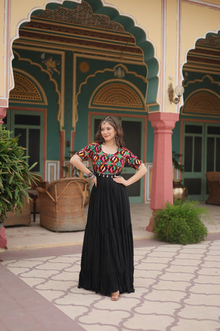 gamthi work gown for women