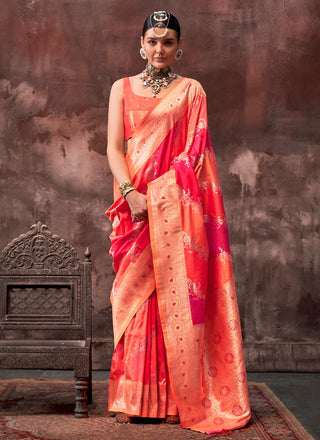 Multi color pure handloom silk sarees with price
