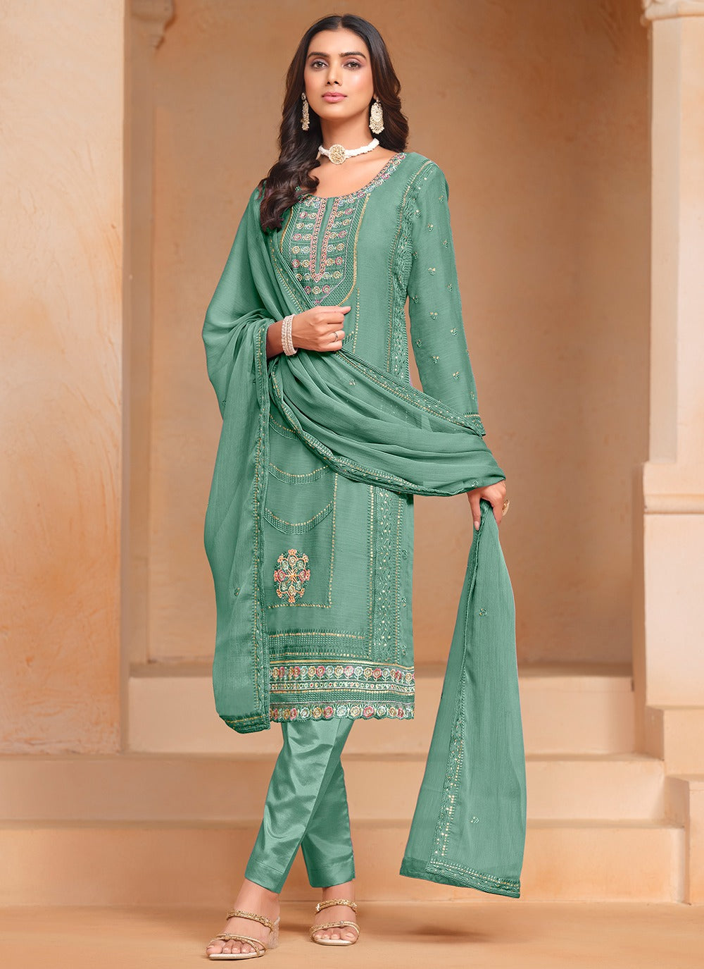 Organza Kurti Design For Women
