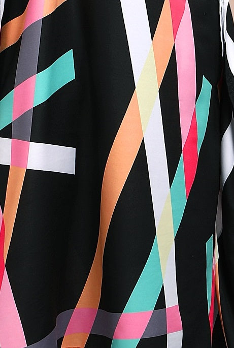 Multi color poly rayon caftan with price
