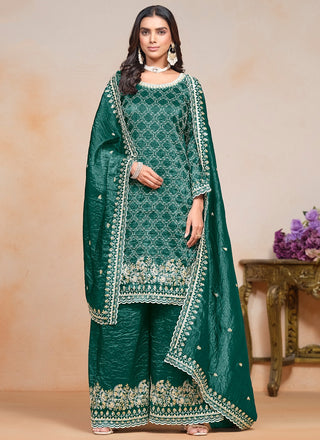 Green Sharara Suit
