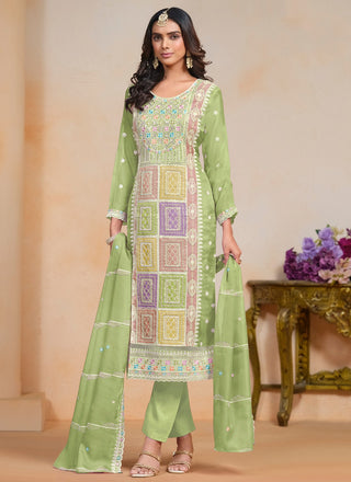 Pista color organza salwar suit for women price
