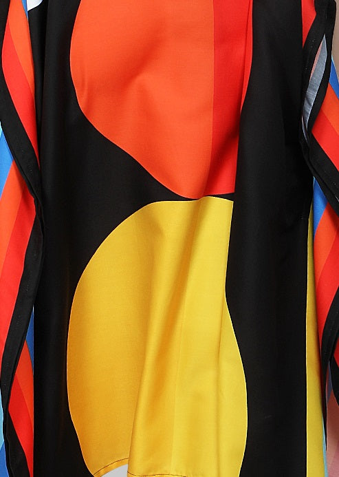 Multi color poly rayon kaftan with price