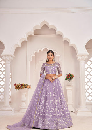 Lavender Lehenga Bridal
