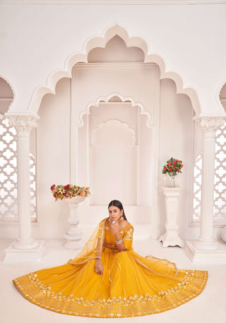 Yellow Lehenga for Women
