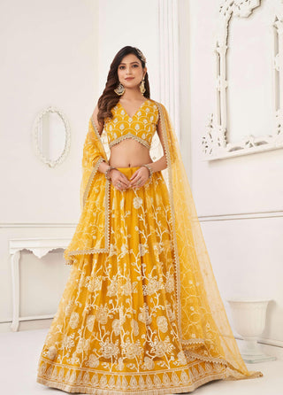 Yellow Lehenga for Women
