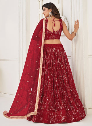 Maroon lehenga for Women
