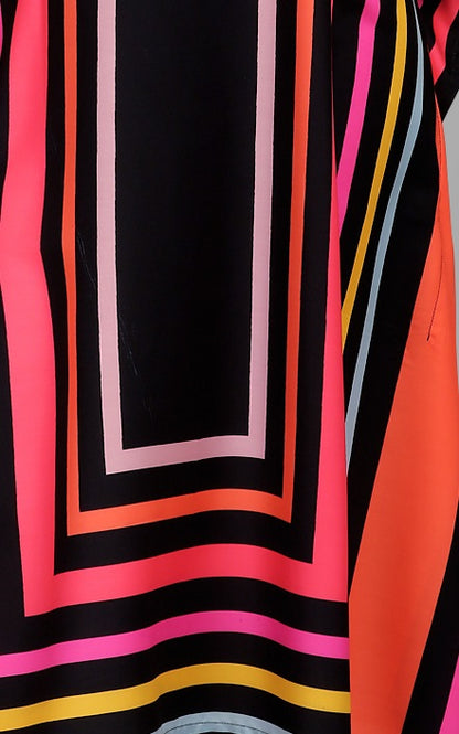 Multi color poly rayon caftan price