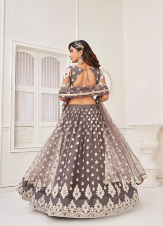 Sangeet nights function sequence work lehenga choli 