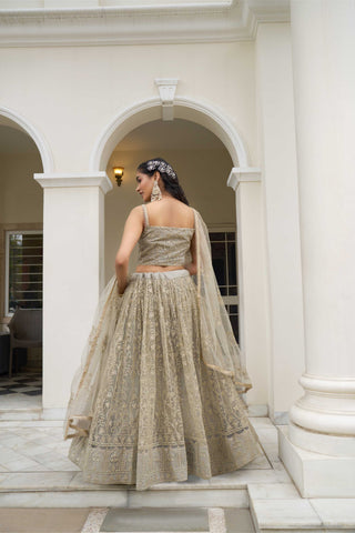 Sabyasachi Ivory lehenga
