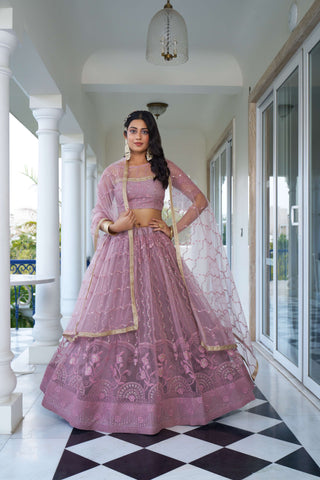 Light Pink Lehenga Bridal
