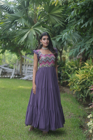 Purple Wedding Dress Indian