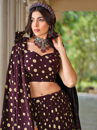 Light purple lehenga choli for wedding