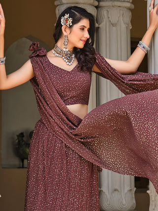 Chocolate Brown Lehenga