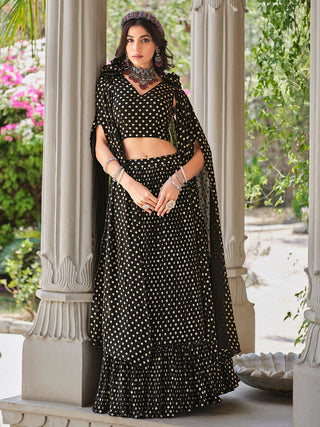 Black lehenga for Wedding