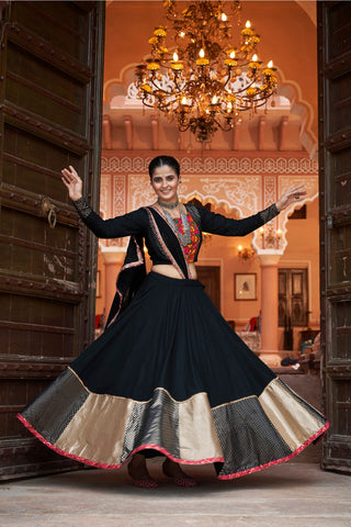 Black chaniya choli for navratri online