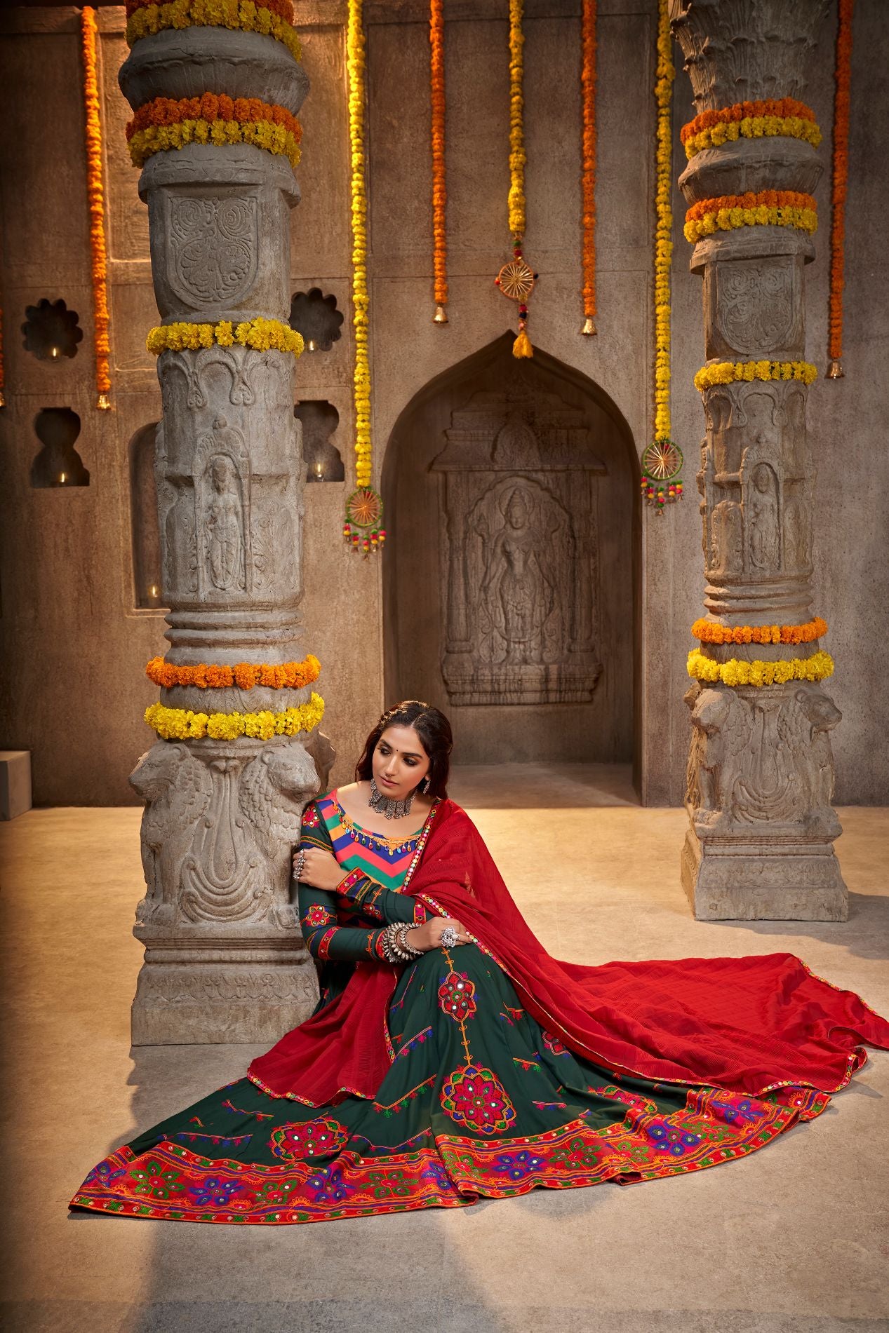 Semi Stitched Lehenga Choli for women