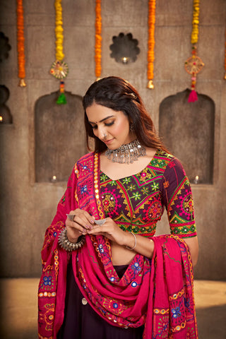 Purple Chaniya Choli