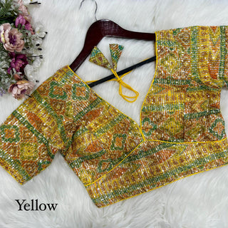 Heavy Imp Net Yellow Blouse