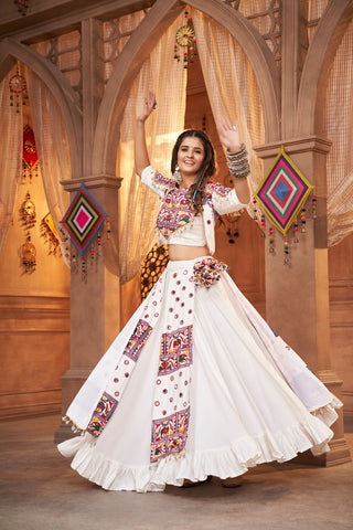 White Lehenga Choli Designs