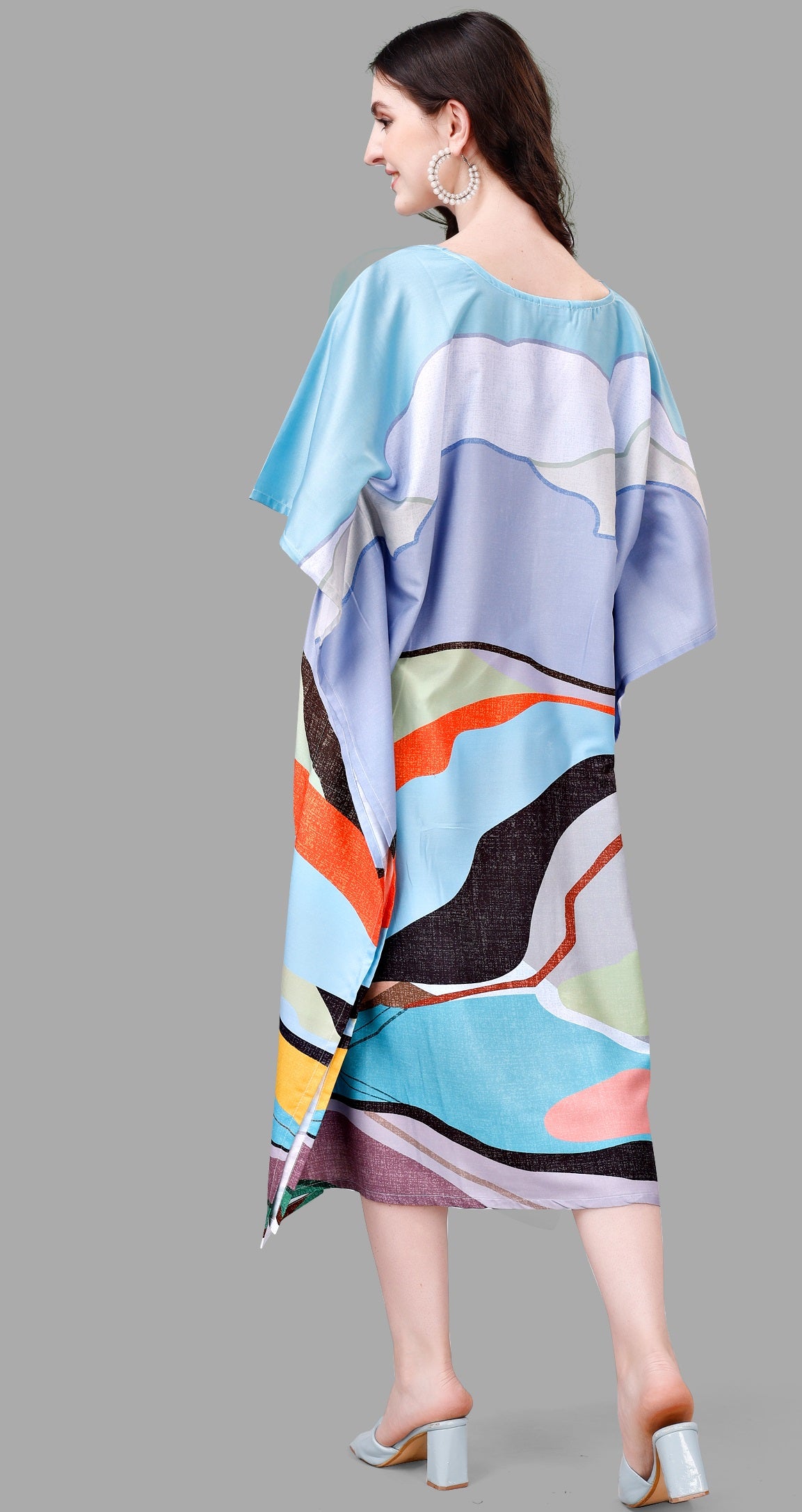 Women printed kaftan with online shopping