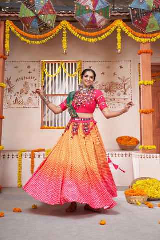 Multi Color Chaniya Choli for Navratri