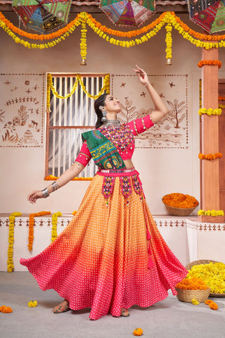 Multi color Chaniya choli women