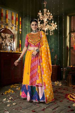 yellow lehenga choli