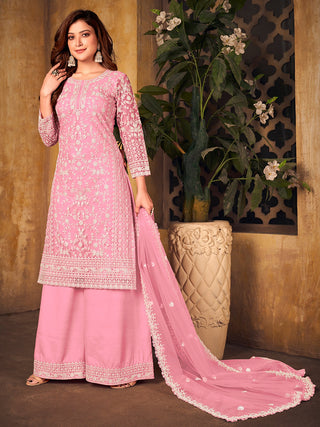 Pink color salwar suit for women