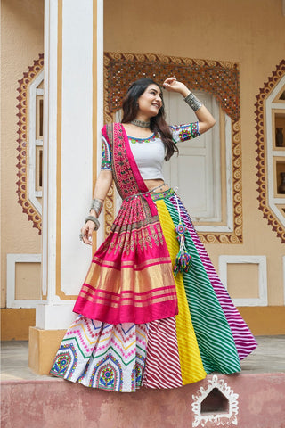 White navratri lehenga choli online shopping in india