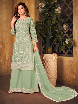 Pista soft net sharara suit for women online shopping
