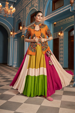 Multi Color Lehenga Choli Online