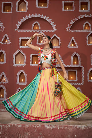 Multi color chaniya choli with price
