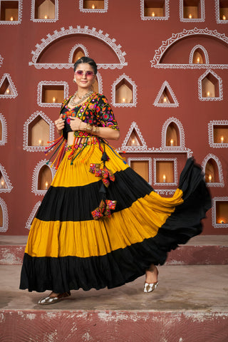 Fancy multi color chaniya choli for women