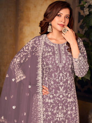 Onion color trendy salwar suit for women price