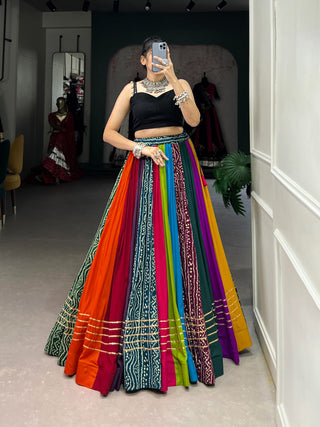 Multicolor Lehenga Choli
