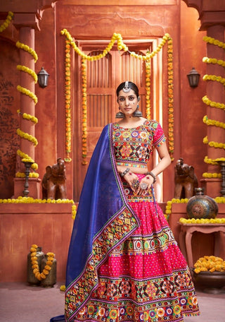 Navratri pink lehenga choli