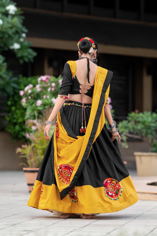 Yellow chaniya choli for navratri online india